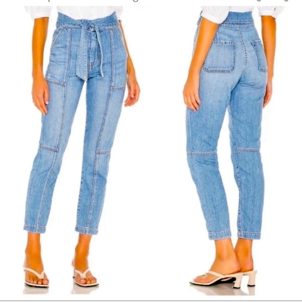 Jonathan Simkhai Henley front toe high rise jeans size 26